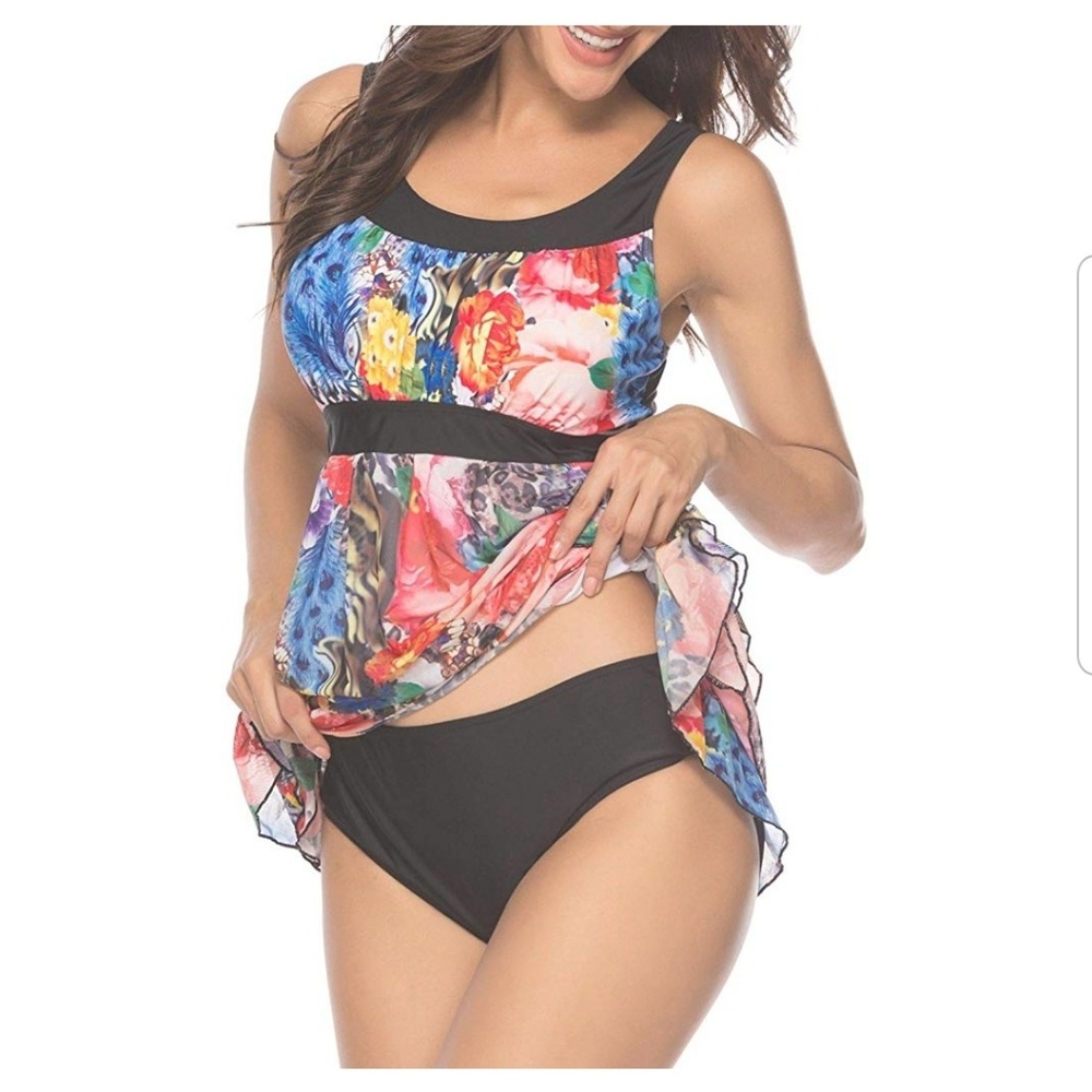New - Womens swimdress swimwear skirted 2 PC size M ,brand New In Pack Modest